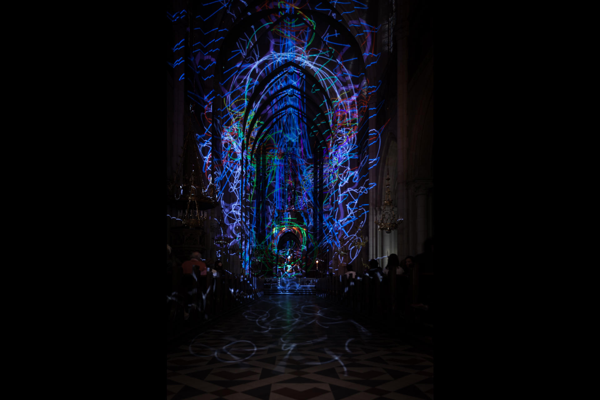 Lightscapes - Herz-Jesu-Kirche Graz - Lange Nacht der Kirchen