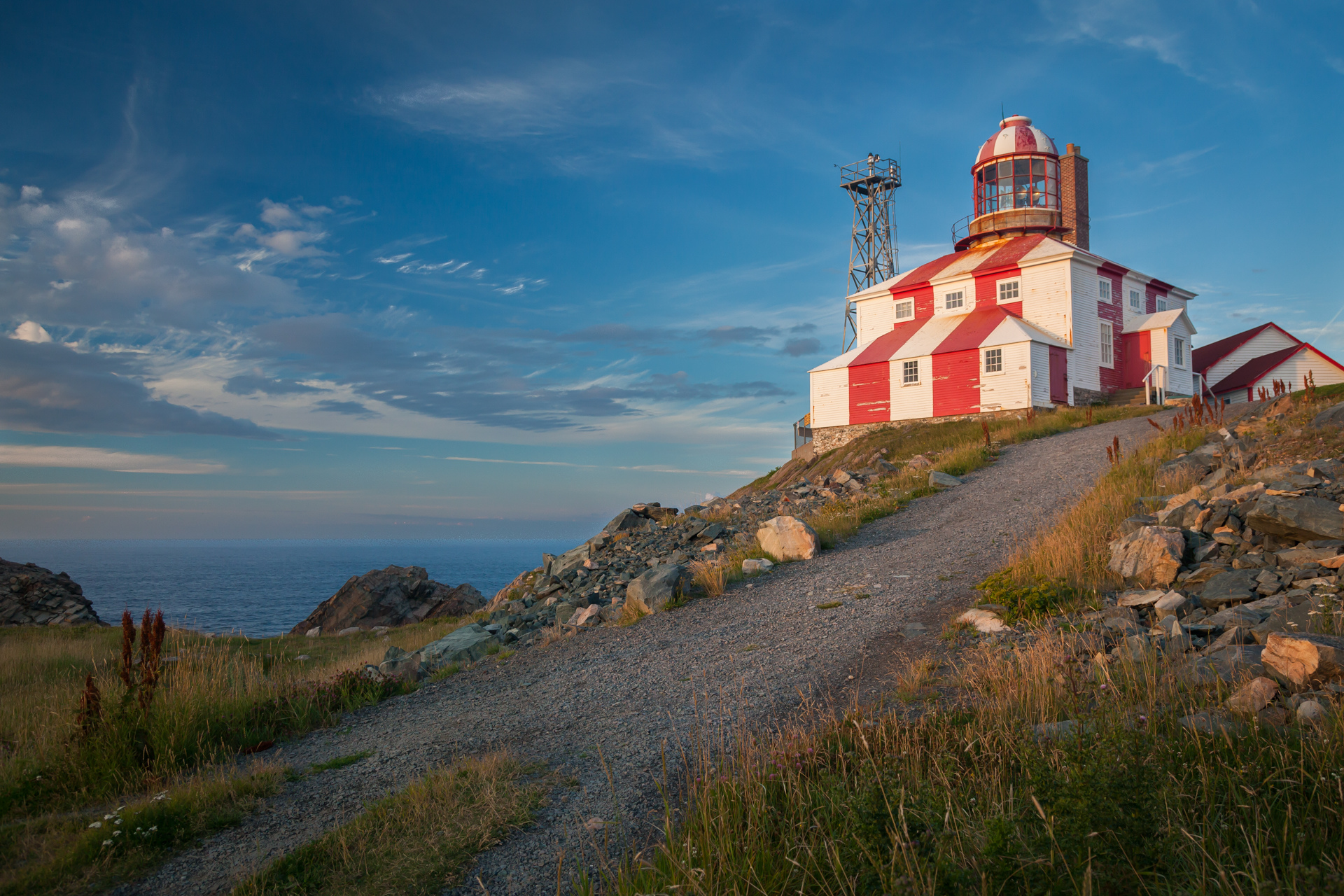 Landscapes - Newfoundland - Lighthouse Sunset