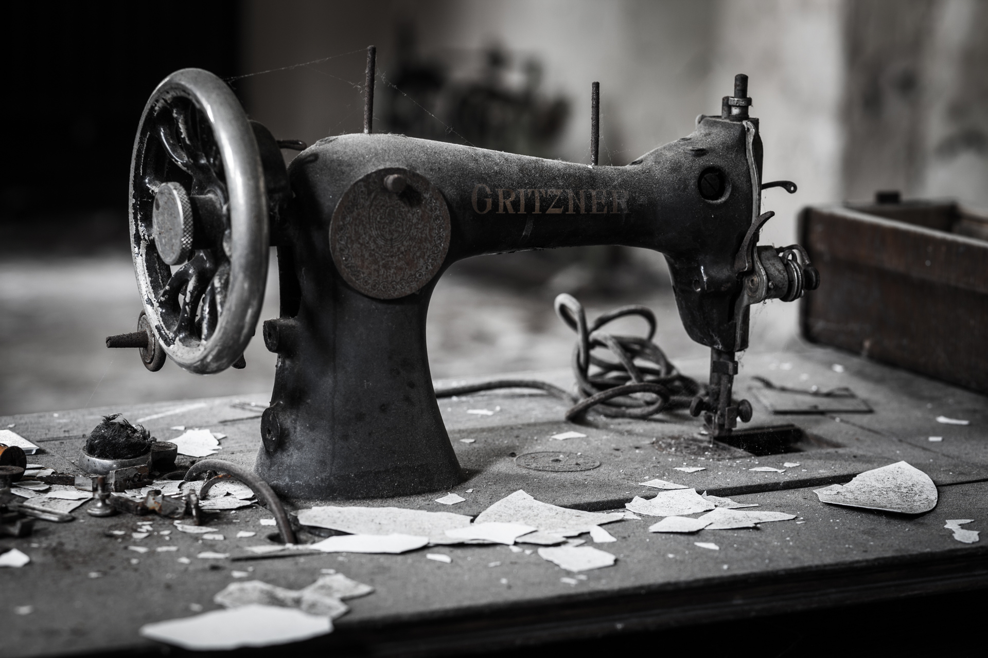Urban Exploration - Soldier School - Stopped Sewing