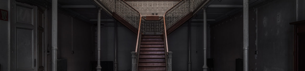 Urban Exploration - Pritzer Fac - Symmetry Stairs